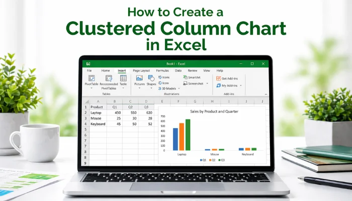 How to Create a Clustered Column Chart in Excel