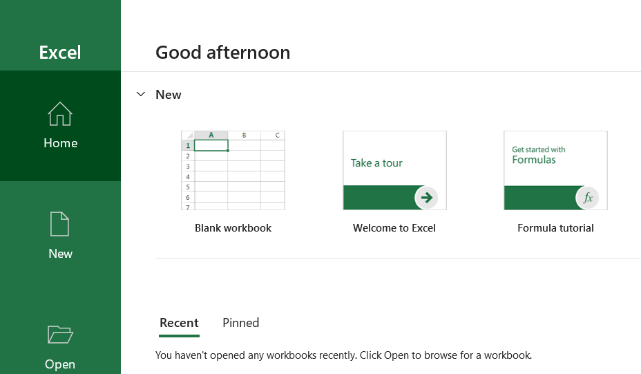  MS Excel is opened